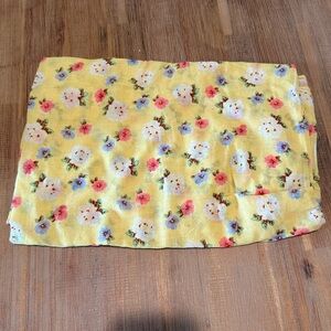 LoveShackFancy Yellow Floral Wrap Scarf